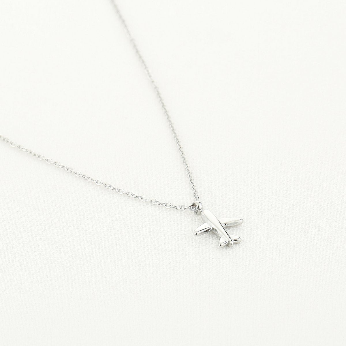 Vliegtuig ketting | Zilver