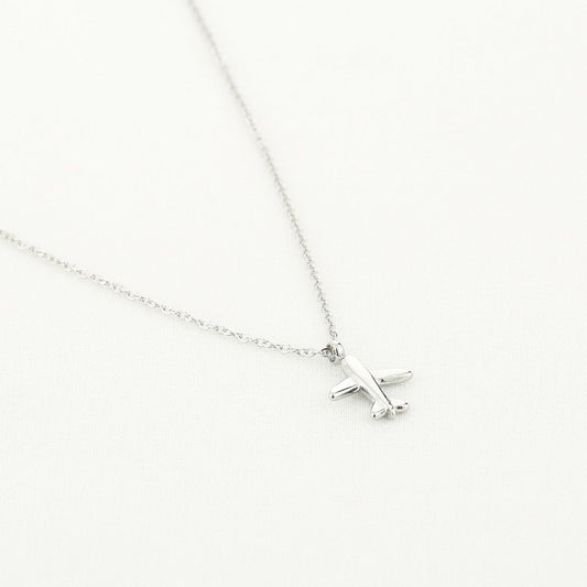 Vliegtuig ketting | Zilver